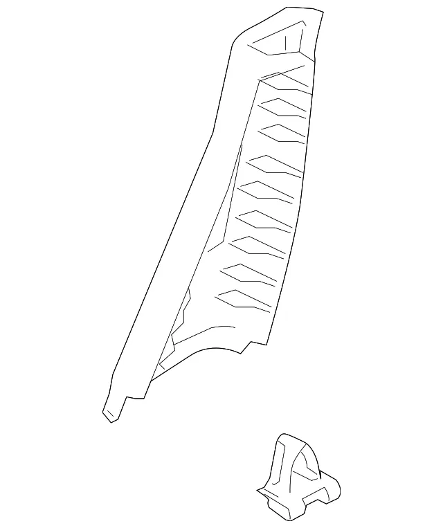 Trim L B Pillar Upper - MAZDA (GK2E68210B80)
