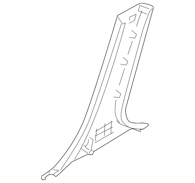 Trim R B Pillar Lower - MAZDA (GK2E68220G72)