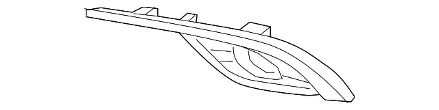Outer Grille - Driver's Side (LH) - Mazda (GMN3-50-C21A)