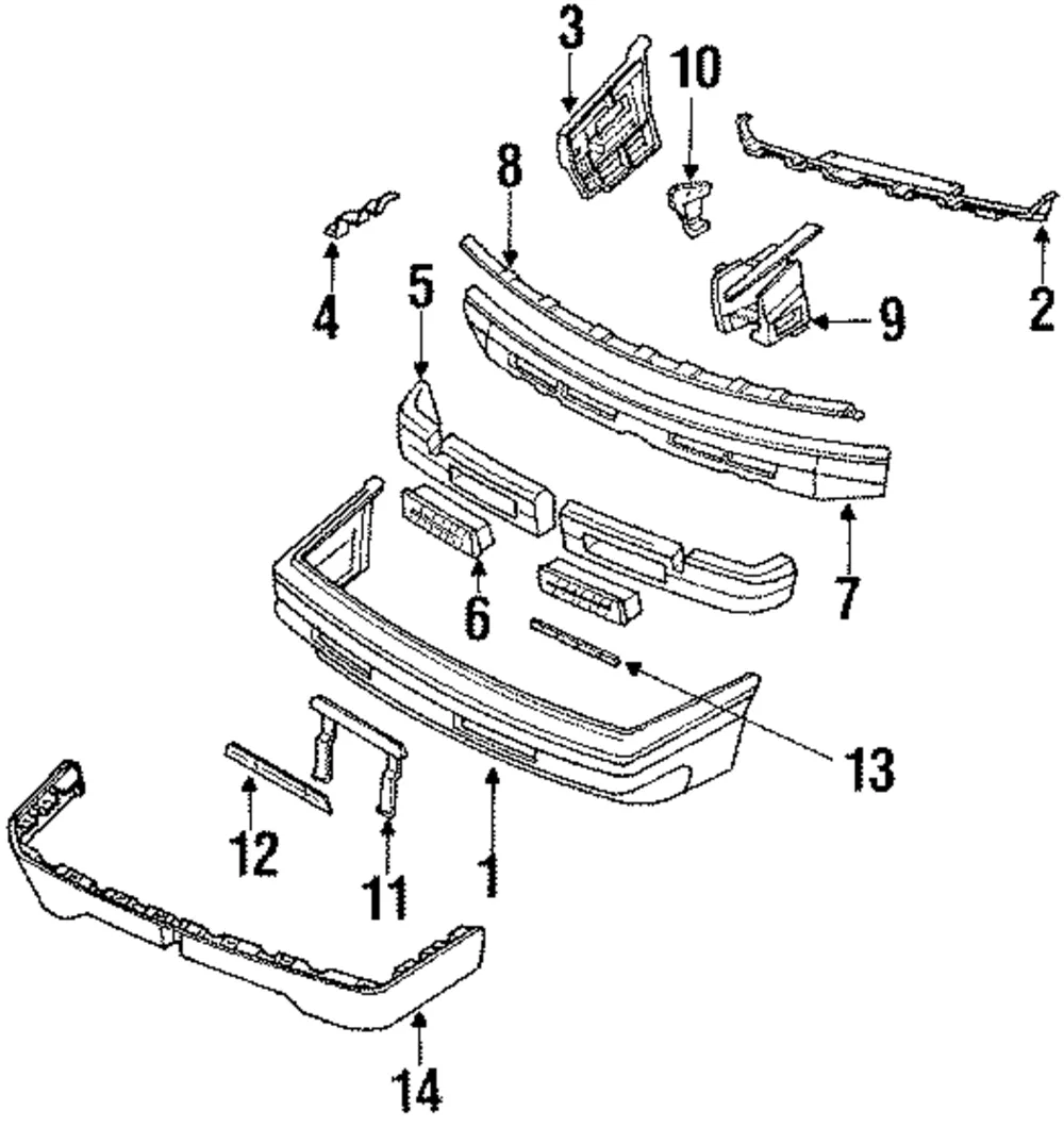BUMPER FRT NLA 3119 - MAZDA (GN9050031A00)
