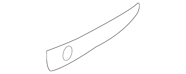 Molding - Driver's Side (LH) - Mazda (GP9A-51-PC1)
