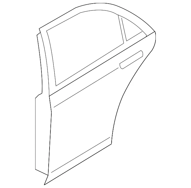 Body R  Rear Door - Passenger Side (RH) - Mazda (GPYA-72-02XE)