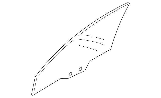Door Glass - Driver's Side (LH) - Mazda (GS3L-59-511B)