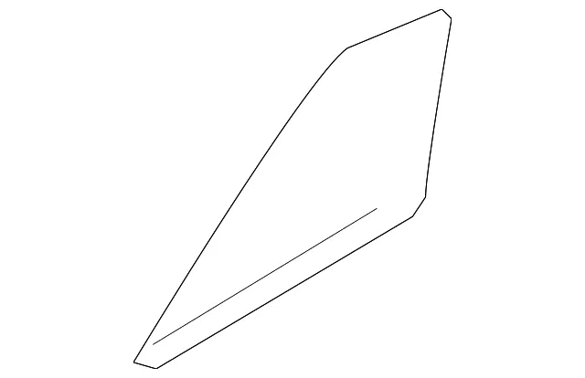 Vent Glass - Driver's Side (LH) - Mazda (GS3L-73-661)