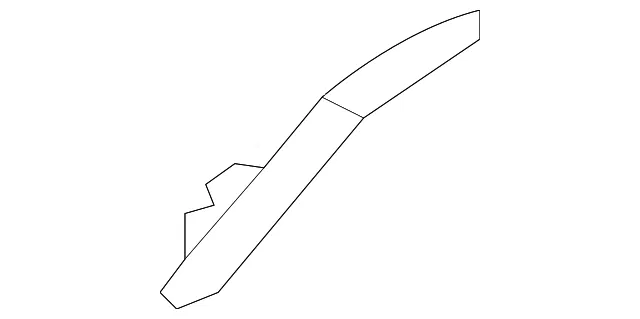 Door Weather-Strip Front Clip - Driver's Side (LH) - Mazda (GS3L-73-762)