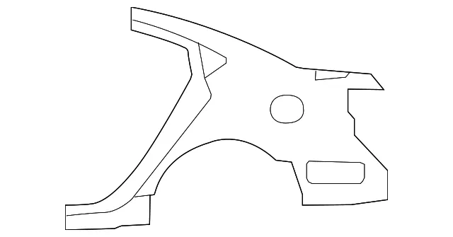 Quarter Panel - Passenger Side (RH) - Mazda (GSYL-70-410A)