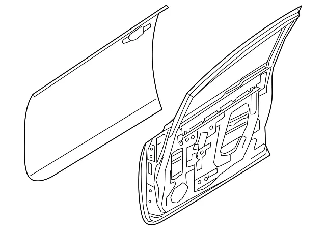 Door Shell - Nissan (H0101-3NF2A)