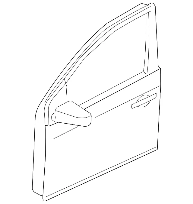 Door Front Left-Hand - Driver's Side (LH) - Nissan (H0101-5RLMA)