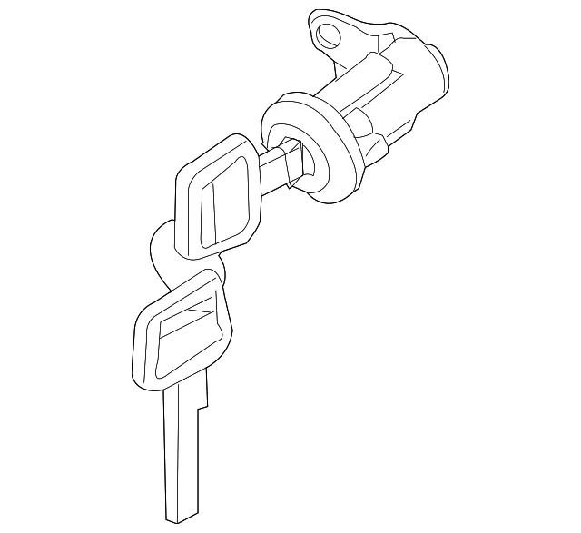 Left Door Lock Cylinder Set - Nissan (H0601-1PA0B)