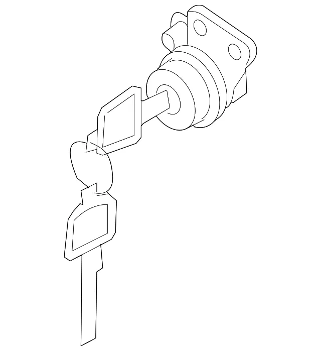 Door Lock Cylinder - Nissan (H0601-6GP0A)