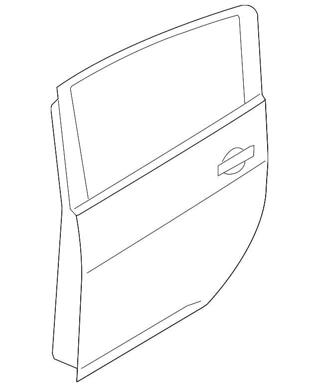 Rear Right Door Assembly - Nissan (H2100-5SF0A)