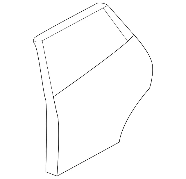 Door Shell - Driver's Side (LH) - Nissan (H210A-1VKMA)