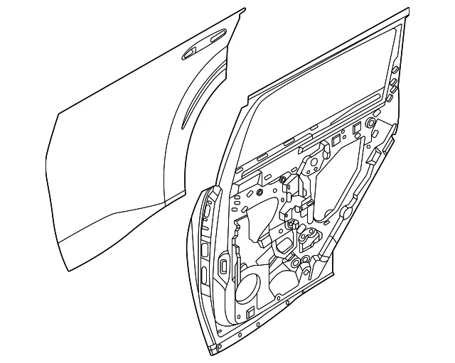 Door Shell - Nissan (H210M-7KAMA)