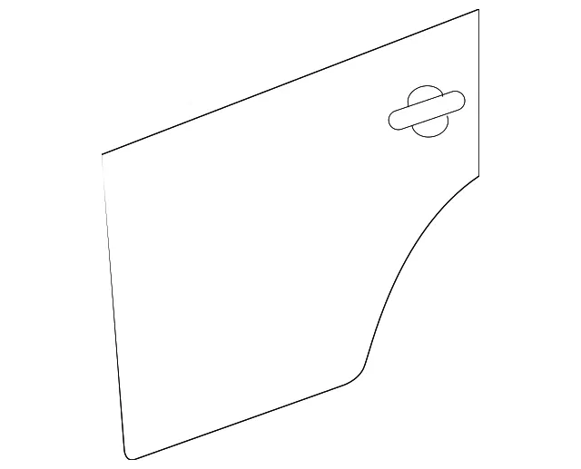 Front Door Outer Panel, Right - Nissan (H2152-5EFMB)
