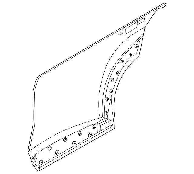 Rear Door Outer Panel, Right - Nissan (H2152-5MPMA)