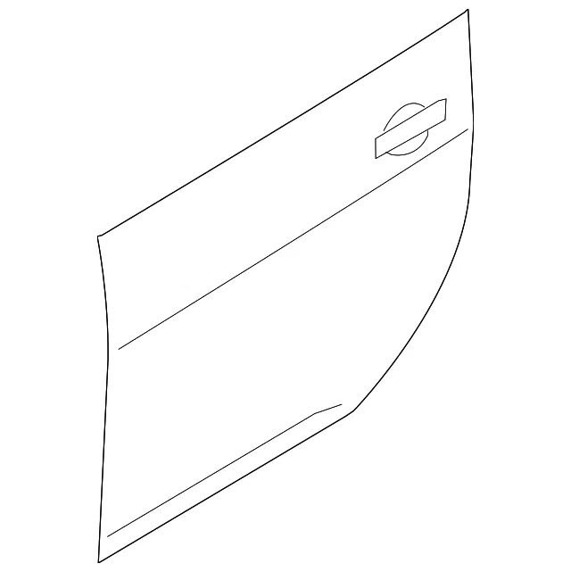 Rear Door Outer Panel, Left - Nissan (H2153-5SF0A)