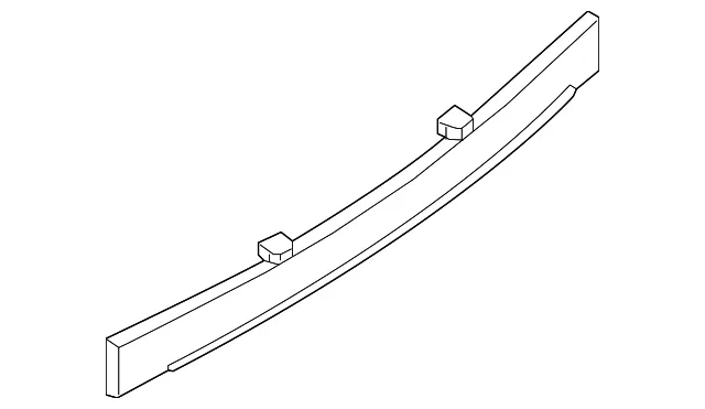 Rear Bumper Center Inner Reinforcement - Nissan (H5030-5RLCH)