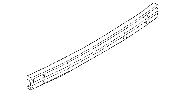 Rear Bumper Center Inner Reinforcement - Nissan (H5030-7LGMH)