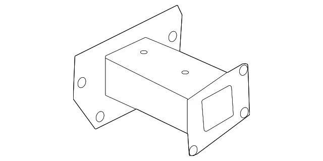 Rear Bumper Stay, Right Hand - Nissan (H5210-6LTMA)
