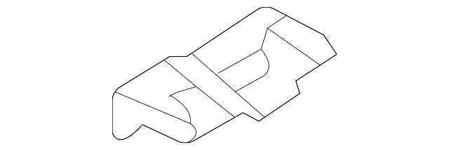 Rear Bumper Retainer, Upper - Nissan (H5240-6LTMA)