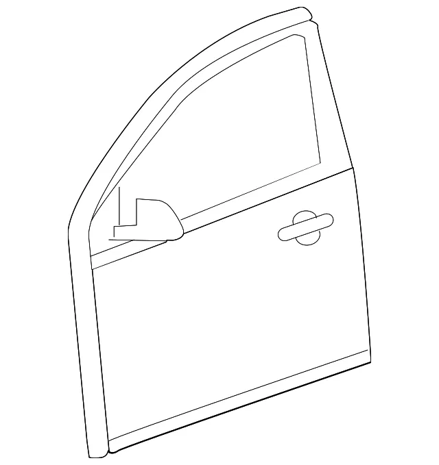 Door Shell - Passenger Side (RH) - Nissan (HMA00-3BAAB)