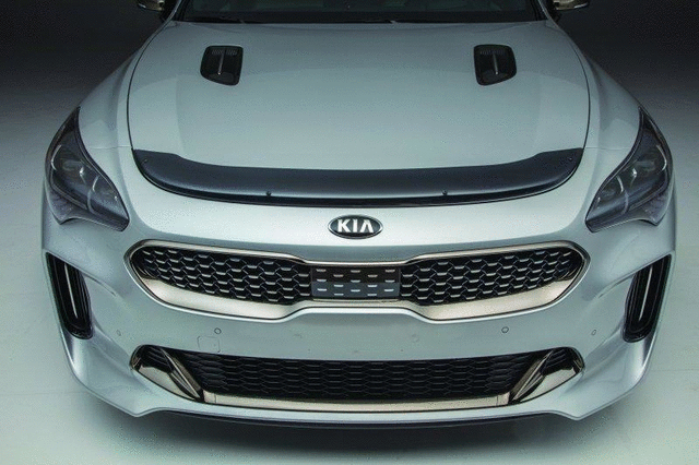 Hood Protector, Clear Appliqu? - Kia (J5F24-AU200)