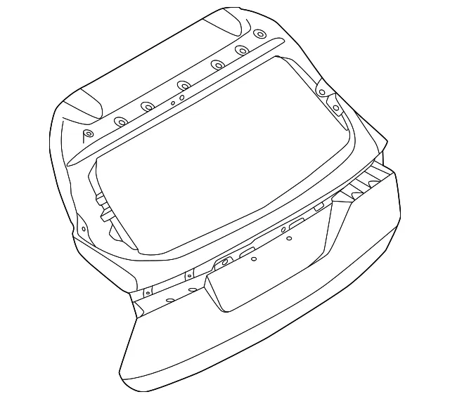 Back Door Assembly - Nissan (K0100-7LFGE)