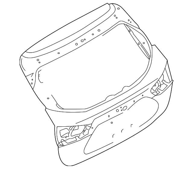 Back Door Assembly - Nissan (K010M-6MAMA)