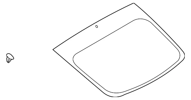 Lift Gate Glass - Nissan (K0300-1EA4A)