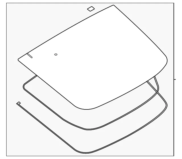 Lift Gate Glass - Nissan (K0300-6GP0A)