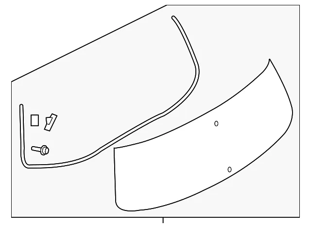 Lift Gate Glass - Nissan (K0300-6GX1A)