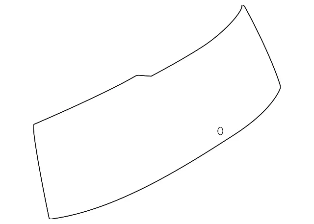 Lift-Gate Glass - Nissan (K0300-7KP0A)