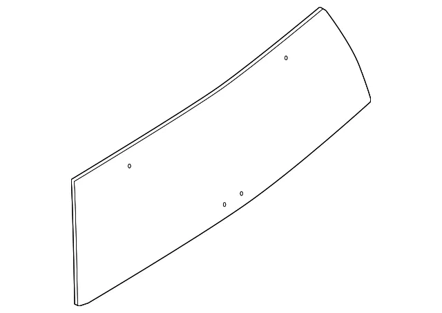 Lift Gate Glass - Nissan (K0312-ZQ50A)