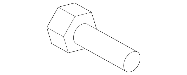 Windshield Pillar Trim Screw - Kia (K9978-60620B)