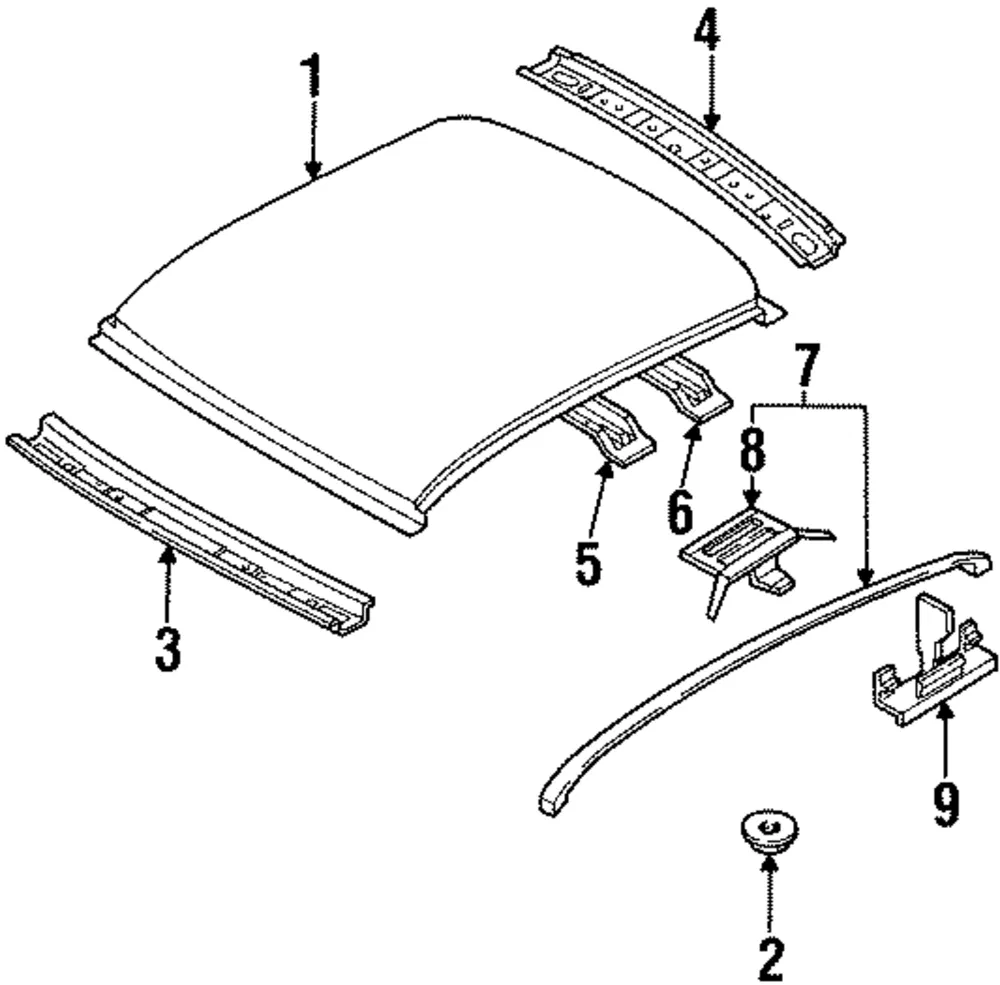 Roof Panel Nut - Kia (K9994-00803)