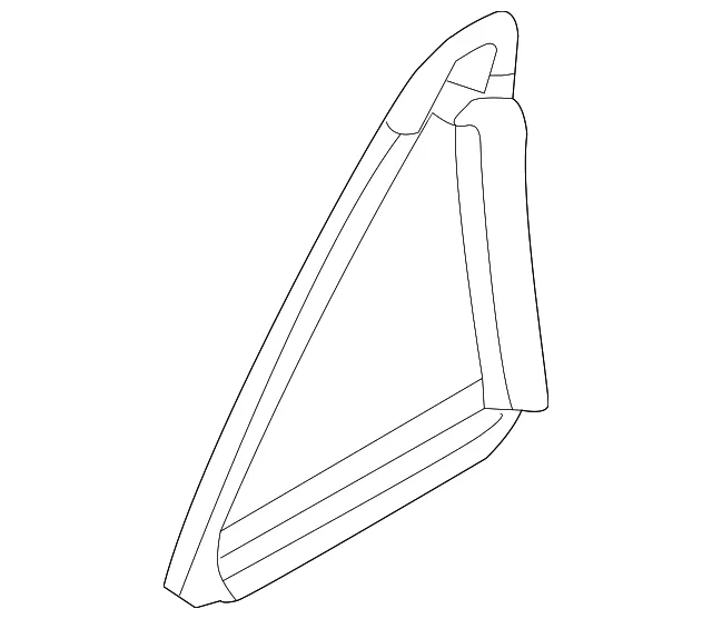 Weatherstrip - Passenger Side (RH) - Mazda (KA0G-72-651)
