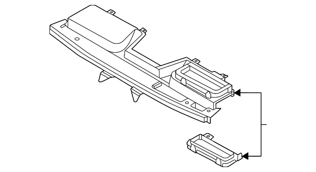 Radiator Support Air Deflector - Mazda (KBB3-50-7M0)