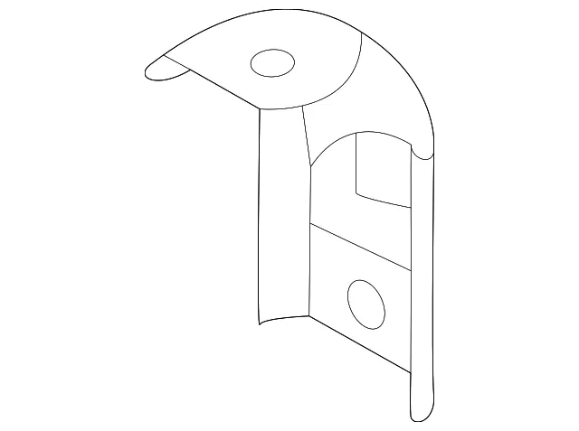 Hood Latch Support Bracket - Mazda (KBB3-52-120)