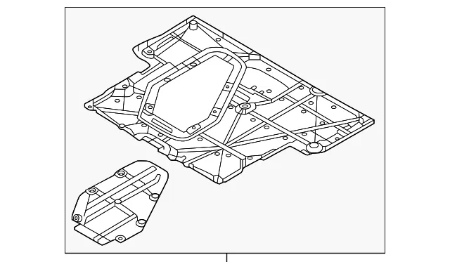 Floor Pan Splash Shield - Mazda (KBB3-56-110C)
