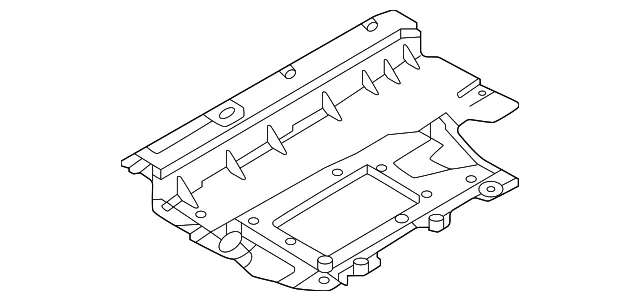 Floor Pan Splash Shield - Mazda (KBB3-56-3D0C)