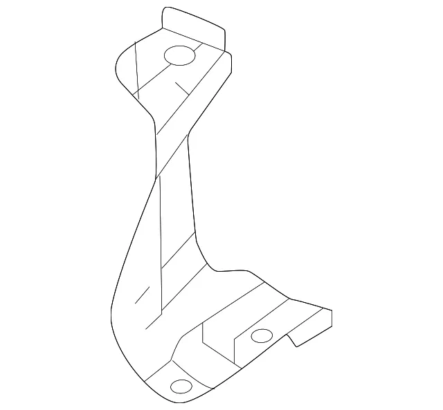 Floor Pan Splash Shield Bracket - Mazda (KBB3-56-3SXA)