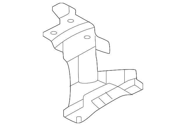 Floor Pan Splash Shield Bracket - Mazda (KBB3-56-3SY)