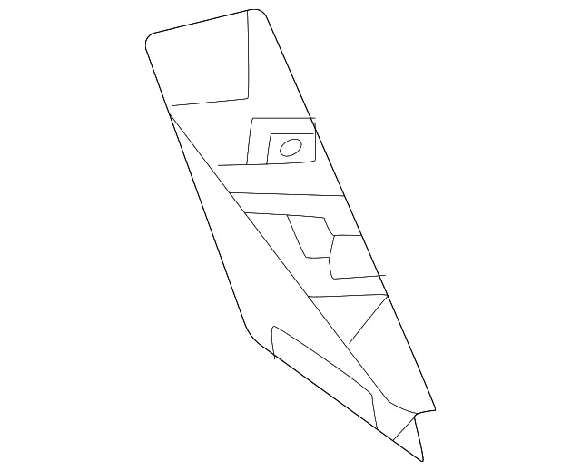 Door Mirror Trim Ring - Mazda (KBB3-69-17YA-02)