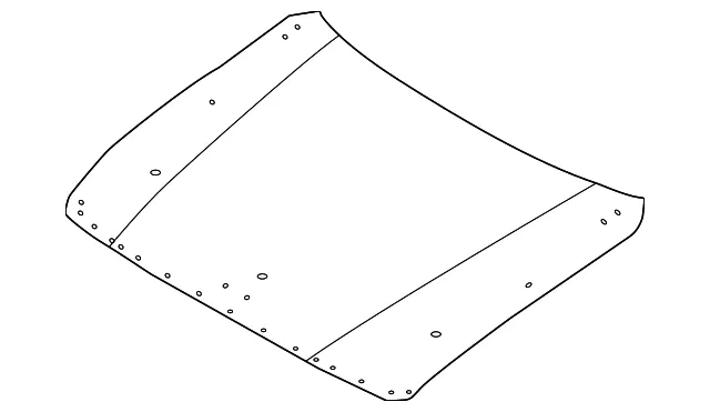 Hood Panel - Mazda (KBY1-52-31XA)