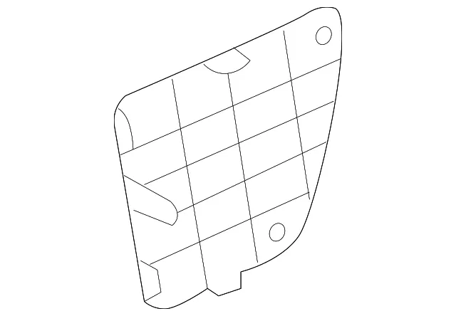 Splash Shield Guard - Passenger Side (RH) - Mazda (KD53-50-342)