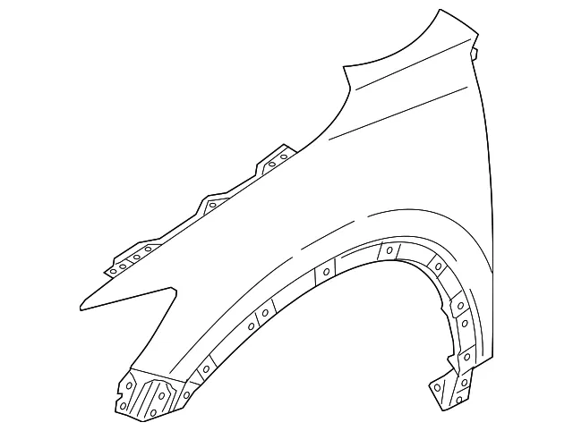 Fender - Driver's Side (LH) - Mazda (KD53-52-211A)