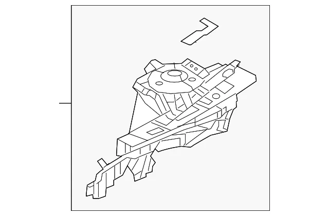Apron Assembly - Passenger Side (RH) - Mazda (KD53-53-210D)