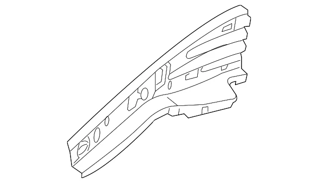 Apron Reinforced - Passenger Side (RH) - Mazda (KD53-53-28X)