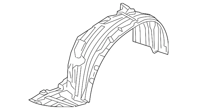 Fender Liner - Driver's Side (LH) - Mazda (KD53-56-140E)