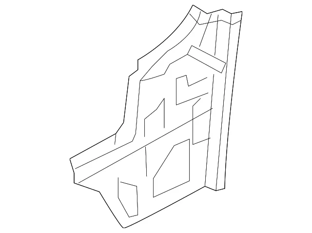 Inner Hinge Pillar - Driver's Side (LH) - Mazda (KD53-71-230C)